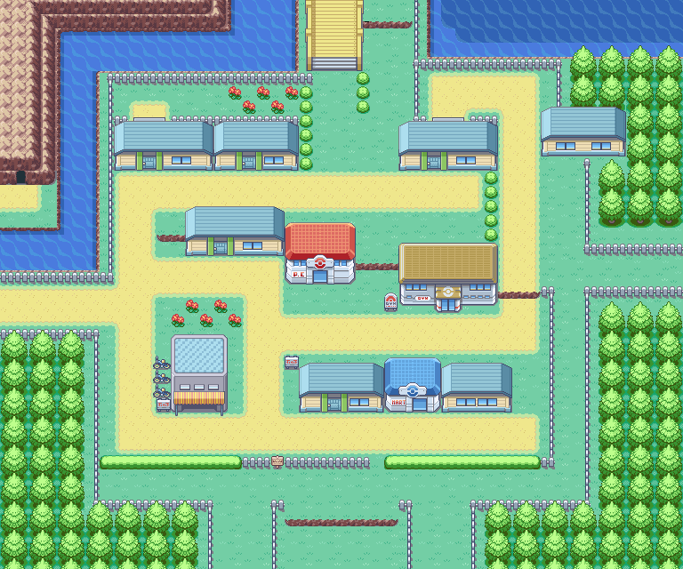 Cerulean City, como aparece no jogo